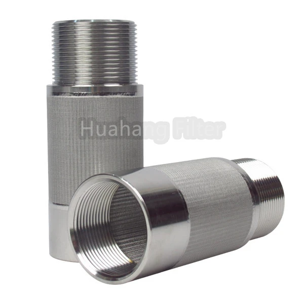 Custom DN40 Sintered Mesh Filter Element