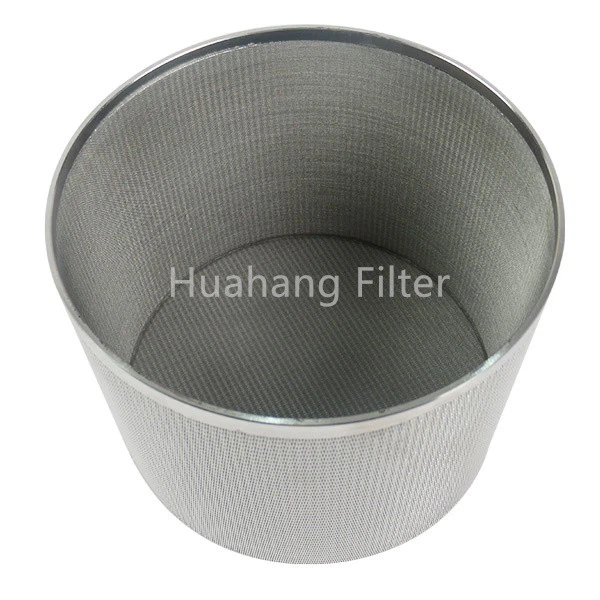 Custom Sintered Mesh Filter Element 133x105